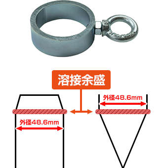 ロープ金具S